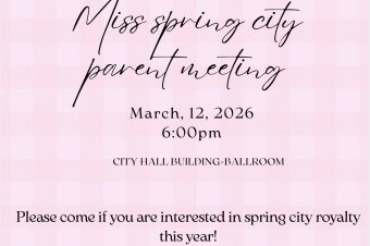 Miss Spring City Parents Meeting