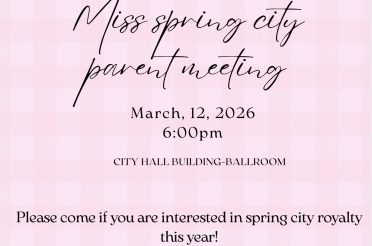 Miss Spring City Parents Meeting